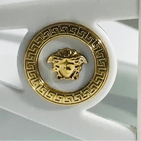 New Versace Clear Shield Ladies Sunglasses VE4393 401/1W 46 - Picture 8 of 16